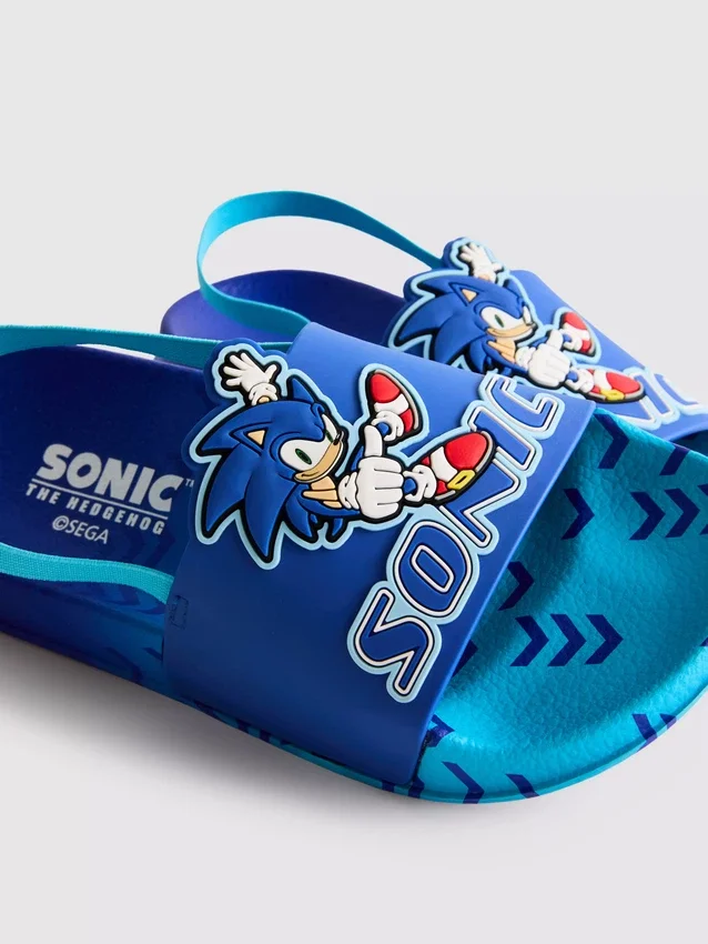 Sonic the Hedgehog -takakantapidikkeiset sandaalit