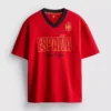 Spain-grafiikalla varustettu jalkapallopaita