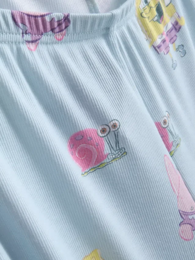 Spongebob Squarepants -hahmopyjamat, ribbineulosta