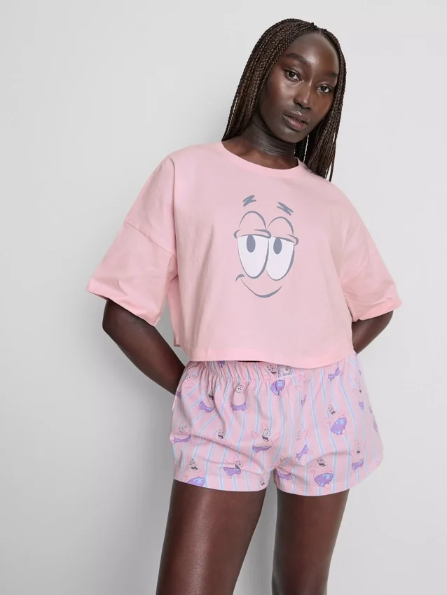 SpongeBob SquarePants -kuvioiset lyhyet pyjamat