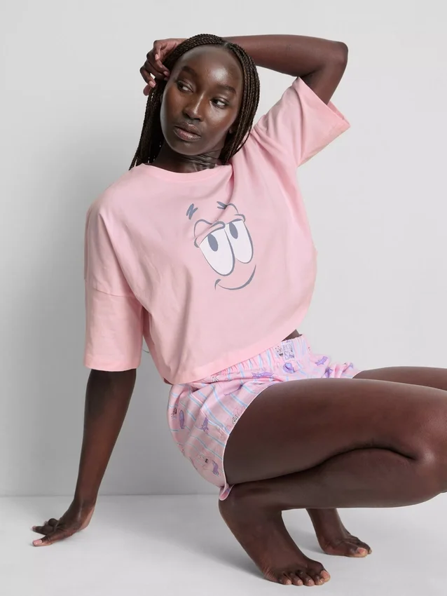 SpongeBob SquarePants -kuvioiset lyhyet pyjamat