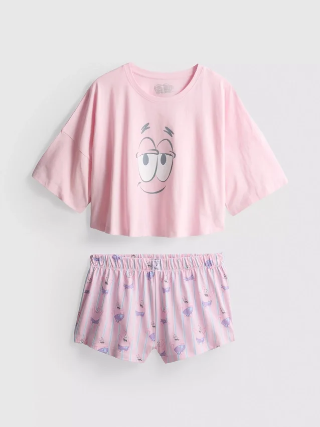 SpongeBob SquarePants -kuvioiset lyhyet pyjamat