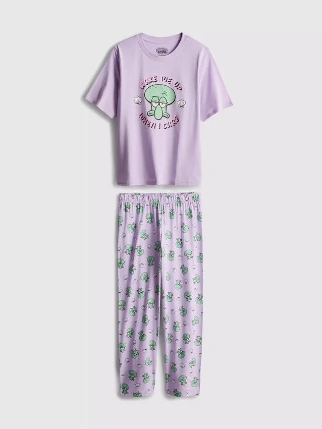 SpongeBob SquarePants -kuvioiset puuvillapyjamat