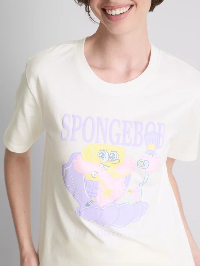 Spongebob Squarepants OOTD -kuvioinen pyjamapaida