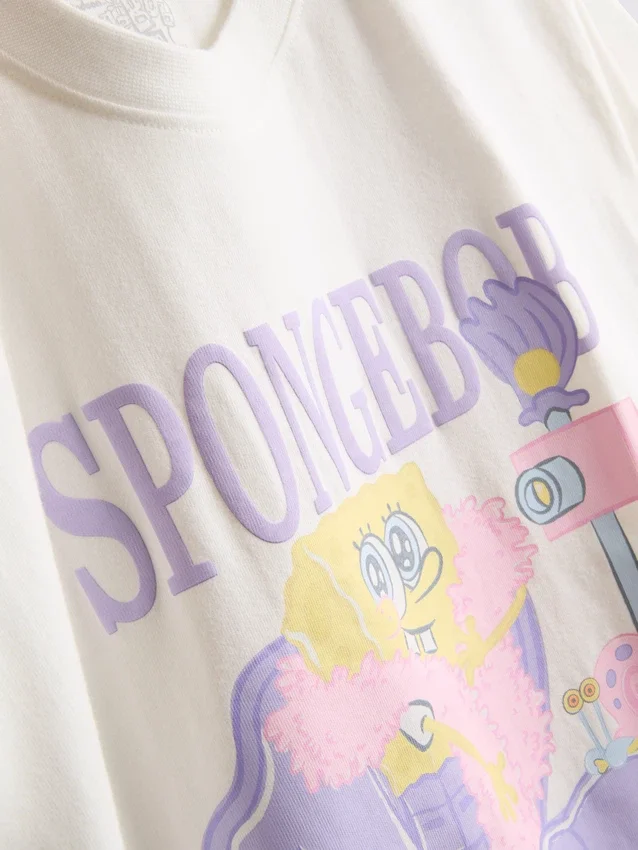Spongebob Squarepants OOTD -kuvioinen pyjamapaida