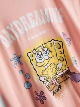 Spongebob Squarepants -puuvillaiset hahmopyjamat