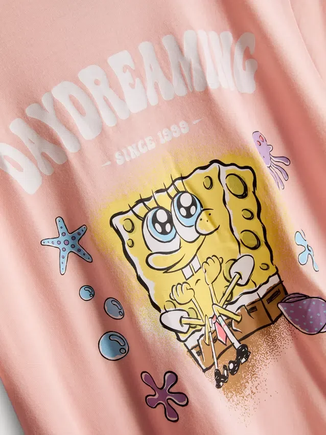 Spongebob Squarepants -puuvillaiset hahmopyjamat