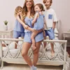 Stacey Solomonin kudottu puuvillainen pyjaman toppi