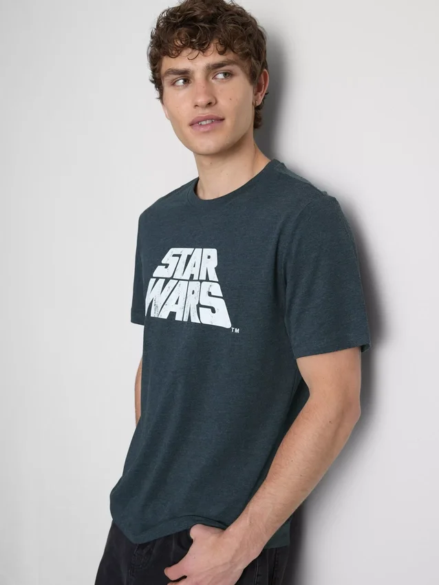 Star Wars -logolla varustettu T-paita