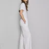 Suoralahkeiset denim-collegehousut