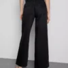 Suoralahkeiset denim-collegehousut