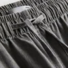 Suoralahkeiset denim-collegehousut