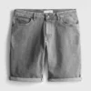Suorat denimshortsit