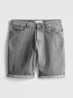 Suorat denimshortsit