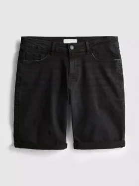 Suorat denimshortsit