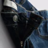 Suorat denimshortsit