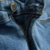 Suorat denimshortsit