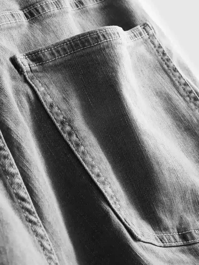 Suorat denimshortsit