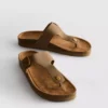 T-palkkiset soljelliset muuli-sandaalit