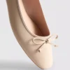 Tekonahkaiset ballerina-matalat kengät