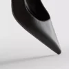 Tekonahkaiset slingback-korkokengät