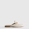 Tekonahkaiset snaffle-bit-mule-loaferit