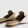 Tekonahkaiset snaffle-bit-mule-loaferit