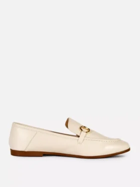 Tekonahkaiset snaffle-loaferit