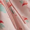 Teksturoidut flamingo-shortsit
