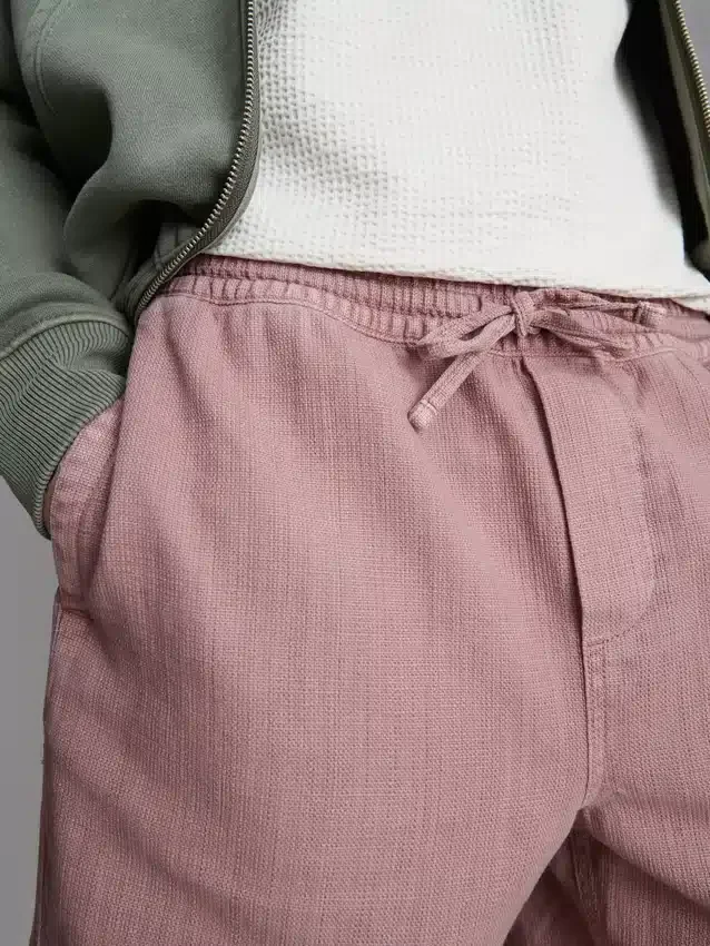Teksturoidut kiristysnauhalliset shortsit