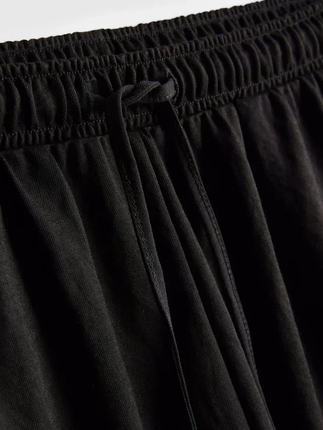 Teksturoidut kiristysnauhalliset shortsit