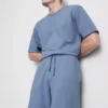 Teksturoidut pyjamat, joissa on kiristysnauha