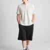 Teksturoitu henley-t-paita