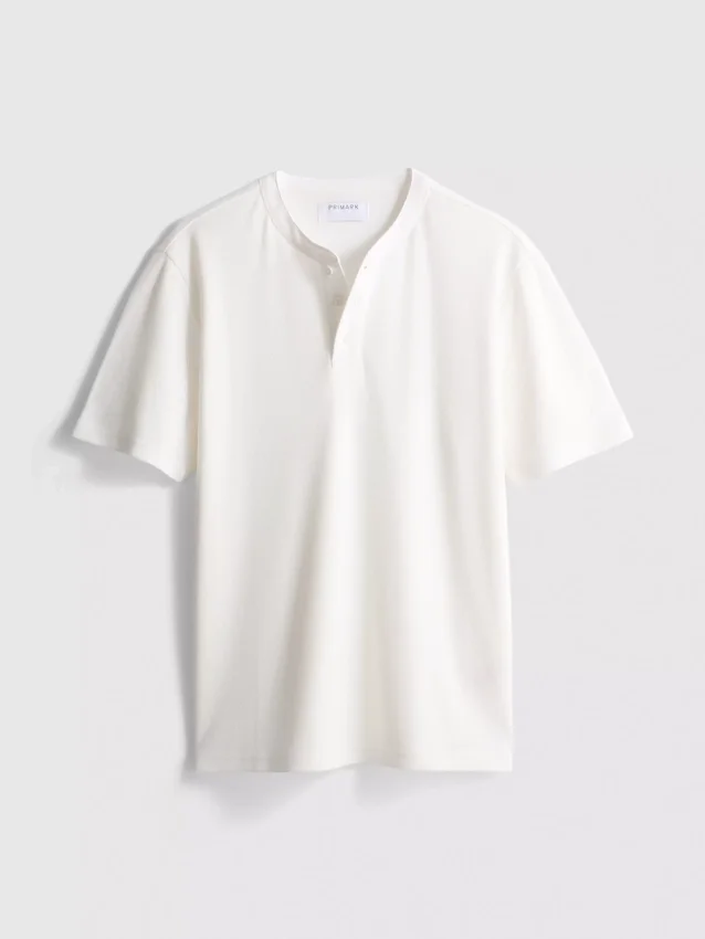 Teksturoitu henley-t-paita