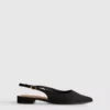 Teräväkärkiset slingback-mules-kengät
