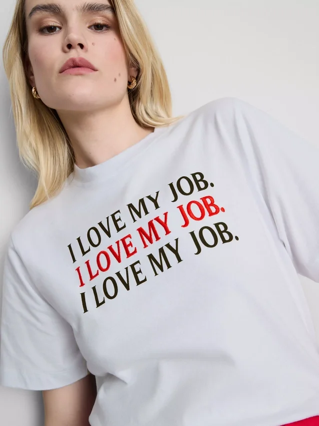 The Devil Wears Prada -puuvillainen slogan-t-paita