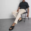 The Edit -malliston slim fit -housut, peached-viimeistely