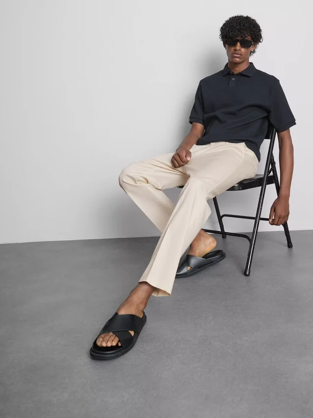 The Edit -malliston slim fit -housut, peached-viimeistely