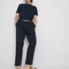 The Edit -malliston slim fit -housut, peached-viimeistely