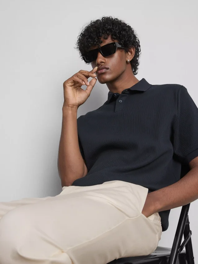 The Edit -malliston slim fit -housut, peached-viimeistely