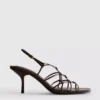 The Edit -merkin punotut stilettokorkoiset sandaalit