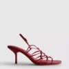 The Edit -merkin punotut stilettokorkoiset sandaalit