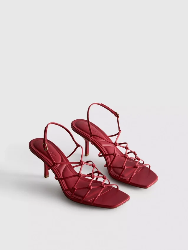 The Edit -merkin punotut stilettokorkoiset sandaalit