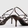 The Edit -merkin punotut stilettokorkoiset sandaalit