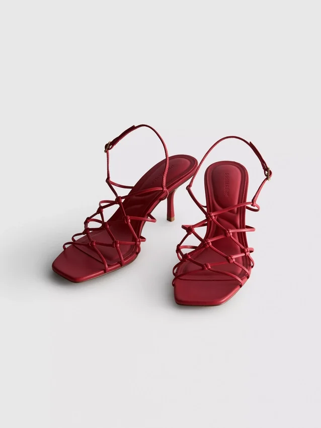 The Edit -merkin punotut stilettokorkoiset sandaalit