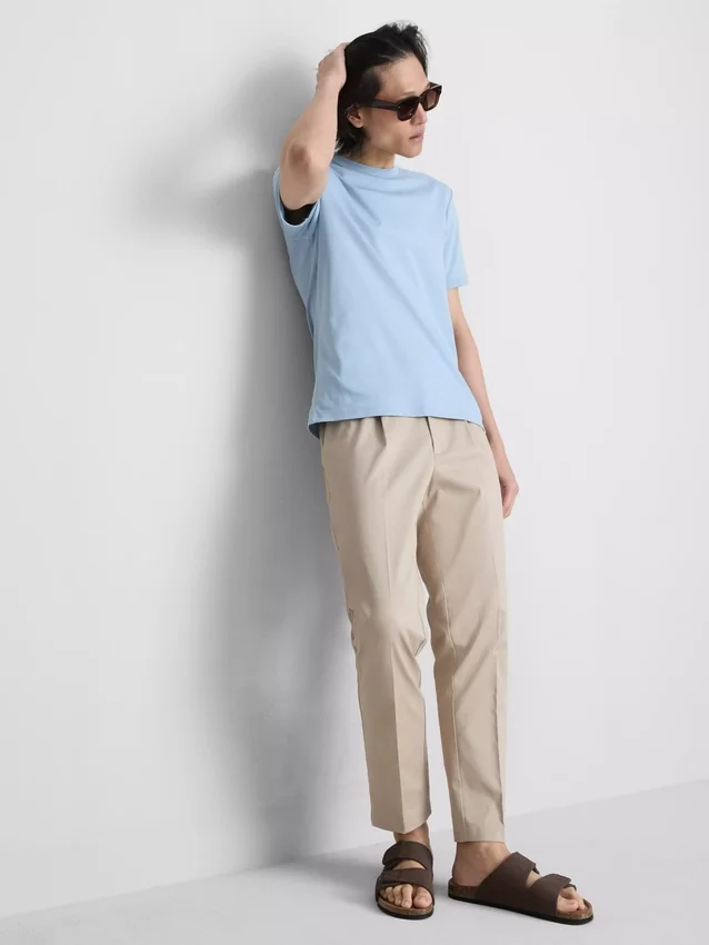 The Edit -merkin slim fit -puuvillainen t-paita