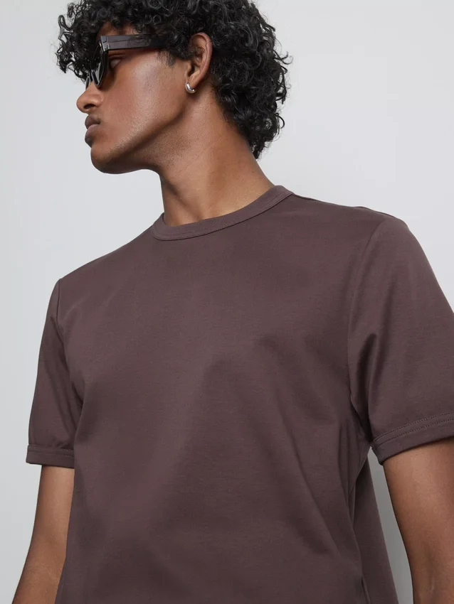The Edit -merkin slim fit -puuvillainen t-paita