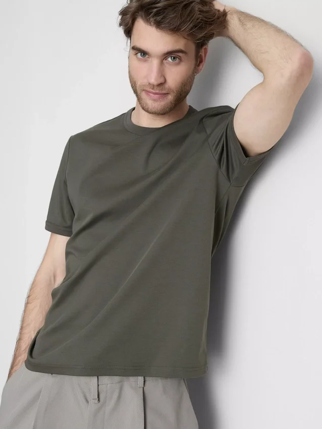 The Edit -merzerisoitu slim-fit-t-paita