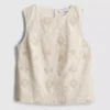 The Edit -puuvillainen broderie-toppi