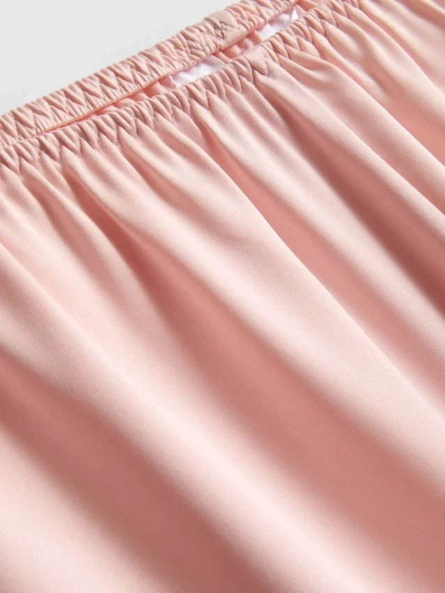 The Edit -satiinipitsiset pyjamat-shortsit